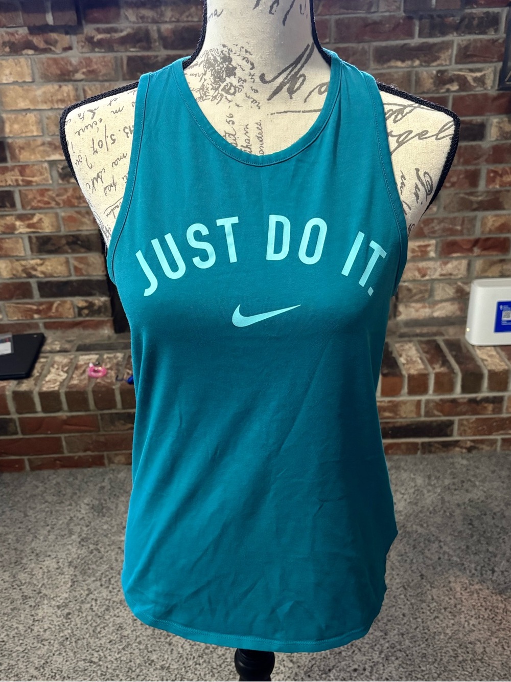 Nike Teal Women's 'Just Do It.' Racerback Tank